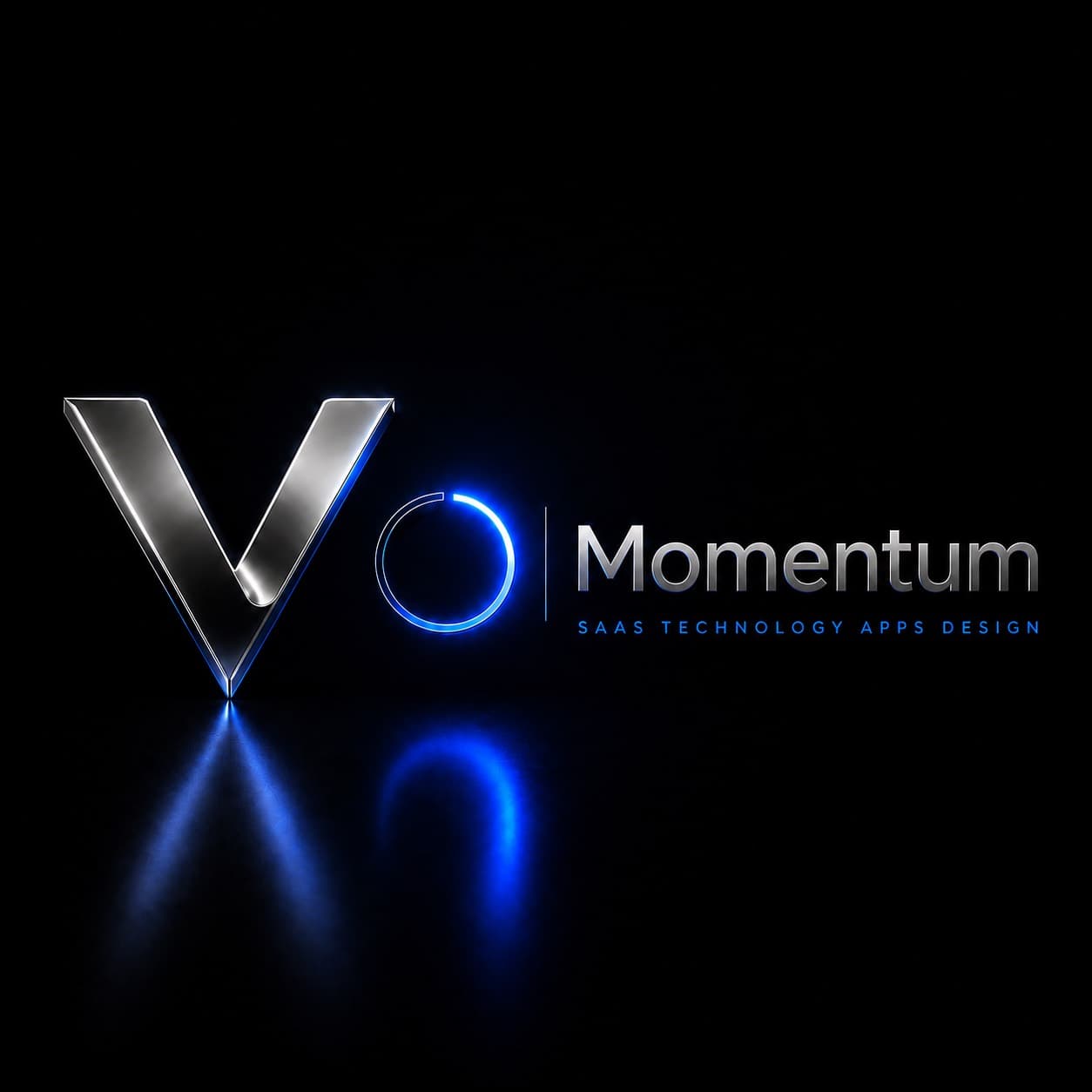 V-Momentum chrome V logo
